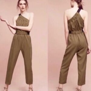 Anthropology Maeve Olive Jumpsuit